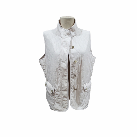 Talbots Jackets & Blazers - Talbots Quilted Button Up Vest